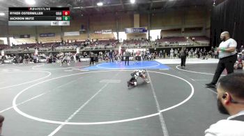 62 lbs Consolation - Ryker Ostermiller, Colorado Outlaws vs Jackson Mutz, Pueblo West Storm