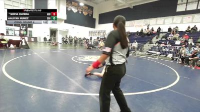 120 lbs Cons. Round 4 - Aaliyah Nunez, Sonora vs Sofia Olvera, Arroyo