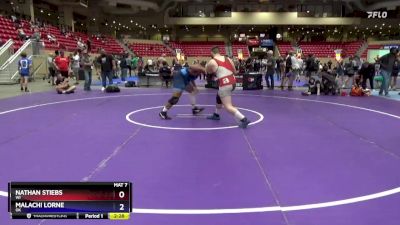 215 lbs Cons. Round 5 - Nathan Stiebs, WI vs Malachi Lorne, OK