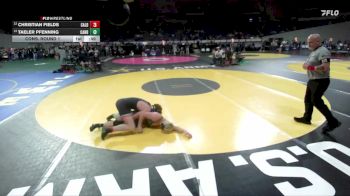 5A Boys 157 lbs Cons. Round 1 - Christian Fields, Caldera Boys vs Taeler Pfenning, Canby Boys