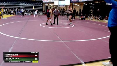 165 lbs Cons. Round 2 - Jacen Jackson, Cowley CC vs Chance Davis, Cowley CC