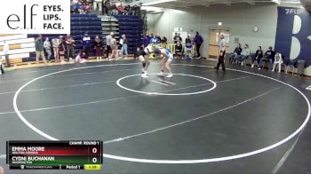 100 lbs. Champ. Round 3 - Cydni Buchanan, Washington vs Emma Moore, Walton-Verona