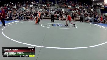 111-121 lbs Semifinal - Addison Foster, Lewis And Clark vs Jordyn Seely-manuel, Waynesville Middle