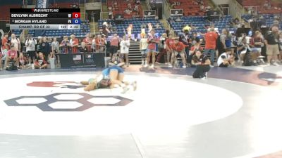 115 lbs Champ. Rd Of 32 - Devlynn Albrecht, Wisconsin vs Morgan Hyland, Pennsylvania