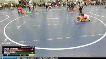 126 lbs Cons. Round 4 - Devin Corbin, Tennessee vs Jacob Campbell, Har-Ber High School Wrestling