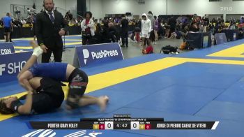 Jorge Di Pierro Saenz De Viteri vs Porter Gray Foley 2026 Pan IBJJF Jiu-Jitsu No-Gi Championship