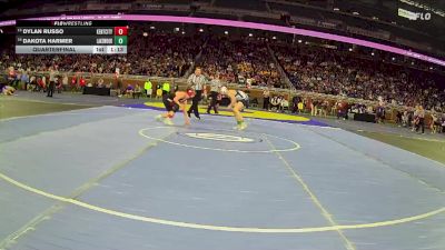 D3-106 lbs Quarterfinal - Dylan Russo, Kent City vs Dakota Harmer, Lake Odessa Lakewood