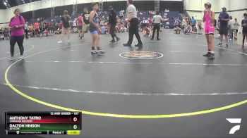 107 lbs Round 4 - Dalton Hinson, KC Elite vs Anthony Tatro, Carolina Reapers