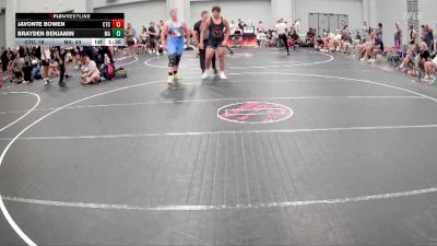 285 lbs Round 1 (6 Team) - Brayden Benjamin, Mat Assassins vs Javonte Bowen, Circle Training Center