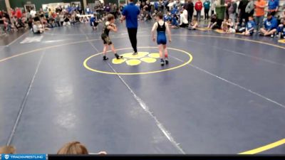 63-68 lbs Champ. Round 1 - Connor Hughes, Kearney Matcats vs Milo Stuart, Bryan Youth Wrestling Club