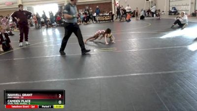 58 lbs Round 1 (6 Team) - Nahvell Grant, Ohio Heros vs Camden Place, Hazel Park Vikings