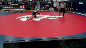 100 lbs Champ. Round 1 - Isabella Bailey, River Ridge vs Aurora Smith, Yelm (Girls)