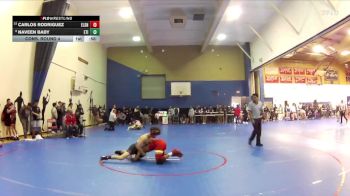 113 lbs Cons. Round 4 - Naveen Baby, Etiwanda vs Carlos Rodriguez, Elsinore