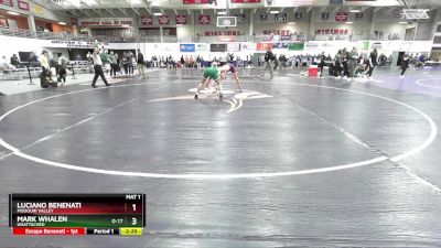 165 lbs Cons. Round 2 - Luciano Benenati, Missouri Valley vs Mark Whalen, Unattached