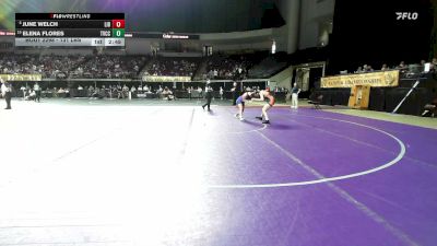 131 lbs Consi Of 8 #2 - June Welch, Liberty vs Elena Flores, Treasure Valley CC