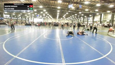 113 lbs Round Of 64 - Hunter Beeman, MT vs Dillon Wise, VA
