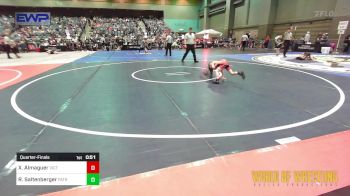 46 lbs Quarterfinal - Xavier Almaguer, Victory Wrestling Club,wa vs Reed Saltenberger, Patriot Mat Club