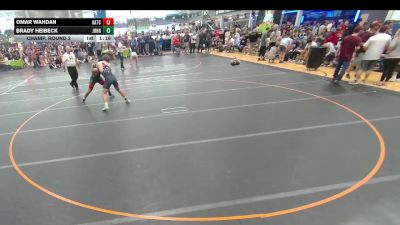 185 lbs Champ. Round 2 - Brady Heibeck, St. Johns vs Omar Wahdan, Unattached