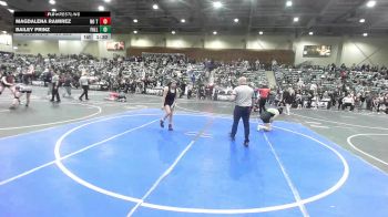 136 lbs Rr Rnd 1 - Magdalena Ramirez, No Team vs Bailey Prinz, Fallon Country Boyz