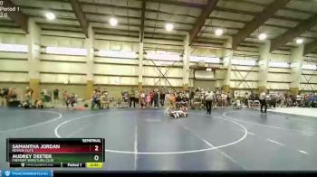 62 lbs Semifinal - Audrey Deeter, Fremont Wrestling Club vs Samantha Jordan, Nevada Elite