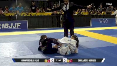 Camila Reyes Morales vs Gianna Michelle Dilag 2026 Pan Kids Jiu-Jitsu IBJJF Championship