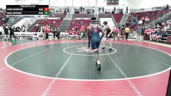 157 lbs 2nd Wrestleback (16 Team) - John Marose, Woodward Academy vs Wali Whited, Dunwoody