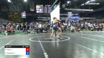 220 lbs Rnd Of 32 - Peyton Hahn, Missouri vs Dustin Swanson, Pennsylvania