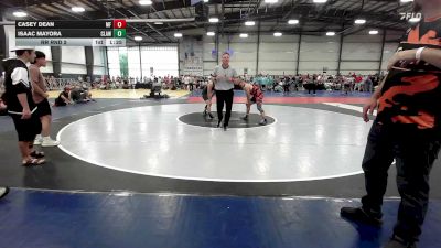 138 lbs Rr Rnd 2 - Casey Dean, MF Army Black - HSB vs Isaac Mayora, Claw & Conquer - HSB