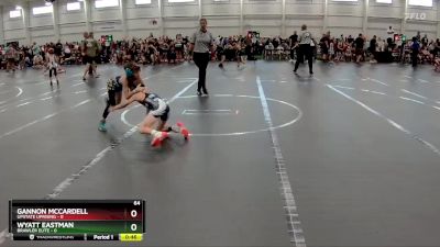 64 lbs Round 6 (8 Team) - Gannon McCardell, Upstate Uprising vs Wyatt Eastman, Brawler Elite