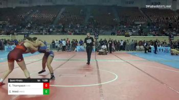 155 lbs Semifinal - Emma Thompson, Northside Wrestling Academy vs Carlaeona West, Team Mongoose