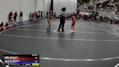 64 lbs Round 1 (8 Team) - Abby Bradley, FIWC Sassy Lassies vs Reagan Brown, PA West Yellow