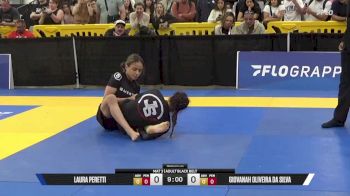 Giovanah Oliveira Da Silva vs Laura Peretti 2025 World IBJJF Jiu-Jitsu No-Gi Championship
