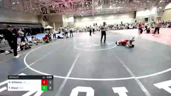 120 lbs Rr Rnd 3 - Kaedyn Williams, LAW vs Tyler Wood, Team Diamond Fish Pink