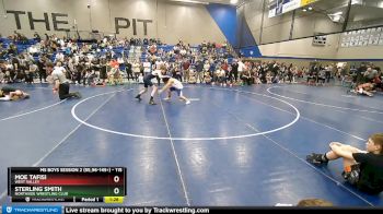 115 lbs Cons. Round 2 - Sterling Smith, Northside Wrestling Club vs Moe Tafisi, West Valley