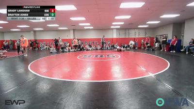 106 lbs Semifinal - Grady Langham, Honey Badgers Wrestling Club vs Drayton Jones, Lincoln Christian