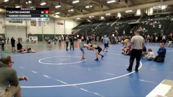 106 lbs 1st Place Match - Clayten Sanchez, Roosevelt Mustangs vs Kamden Robinson, Elmcreek Youth Wrestling
