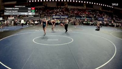 D 1 175 lbs Cons. Round 2 - Dylan Talbot, Southside vs Raiden Flores, Parkway