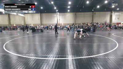 126 lbs Round Of 32 - Rhett Durden, Applied Pressure vs Trever Highsmith, Caveman Wrestling