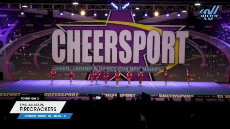 EPIC Allstars - Firecrackers [2025 L1 Youth - D2 - Small - C Day 3] 2025 CHEERSPORT National All Star Cheerleading Championship