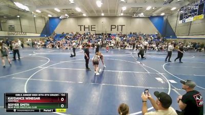 102 lbs Cons. Round 1 - Kaydance Winegar, Shootbox vs Soiyer Smith, Bear River Wrestling Club