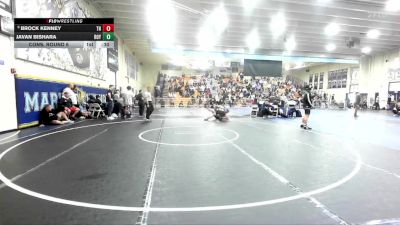 157 lbs Cons. Round 6 - Brock Kenney, Trabuco Hills vs Javan Bishara, Royal
