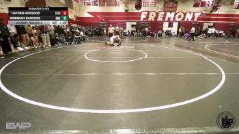 157 lbs Champ. Round 2 - Jeremiah Sanchez, Grace M Davis vs Jayden Haygood, St Francis