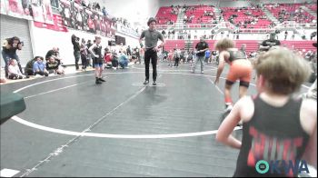 61 lbs Round Of 16 - Jasper Lockett Jr, Cowboy Wrestling Club vs Gunner Ballard, Blanchard Wrestling Club