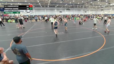 132 lbs Cons. Round 6 - Kingston Chavez, Unattached vs A.j. Dubendorfer, Unattached