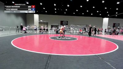 138 lbs Cons. Semis - Noah Wuthnow, Abilene Kids Wrestling Club vs Kyle Menuez, Black Fox Wrestling Academy