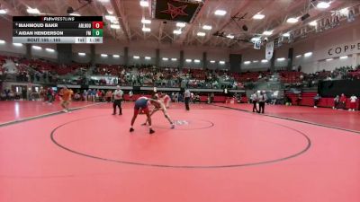 165 lbs Quarterfinal - Aidan Henderson, Lewisville Flower Mound vs Mahmoud Bakr, Arlington Houston