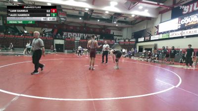 197 lbs Cons. Round 2 - Alex Hamrick, Brown vs Liam Daniels, Little Rock