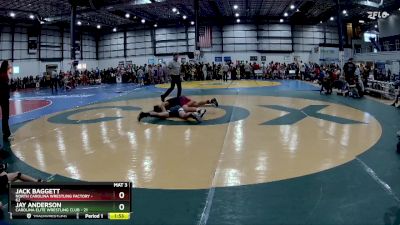 155 lbs Round 1 (6 Team) - Jack Baggett, NORTH CAROLINA WRESTLING FACTORY vs Jay Anderson, CAROLINA ELITE WRESTLING CLUB