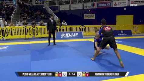 Jonathon Thomas Becker vs Pedro Villard Alves Monteiro 2025 Pan IBJJF Jiu-Jitsu No-Gi Championship