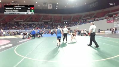 6A/5A Girls 140 Quarterfinal - Kennedy Blanton, Forest Grove Girls vs Sophie Jarosh, Grant Girls